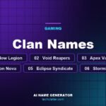 Clan Names: Shadow Legion, Void Reapers, Apex Vanguards and more name ideas