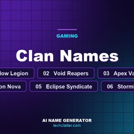 Clan Names: Shadow Legion, Void Reapers, Apex Vanguards and more name ideas