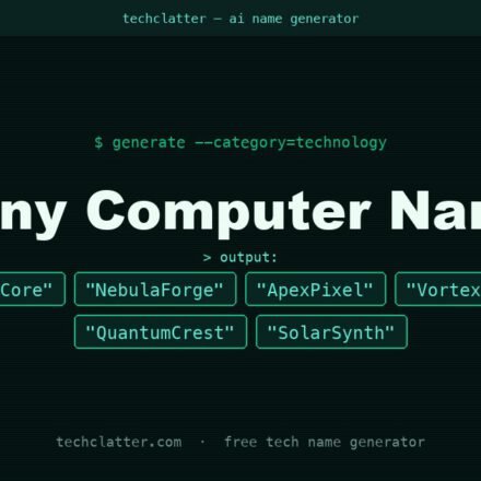 Funny Computer Names: TitanCore, NebulaForge, ApexPixel and more name ideas