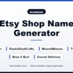 Etsy Shop Name Generator: WhimsyWoven, RusticRootCrafts, MoonlitMosaic and more name ideas