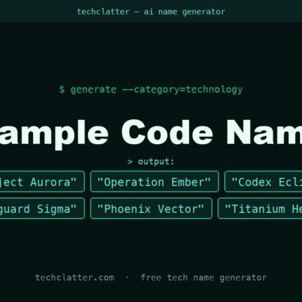 Example Code Names: Project Aurora, Operation Ember, Codex Eclipse and more name ideas