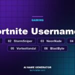 Fortnite Usernames: PixelRift, StormSniper, NeonNade and more name ideas