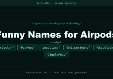 Funny Names for Airpods: EarJester, PodPuns, LoudLlama and more name ideas