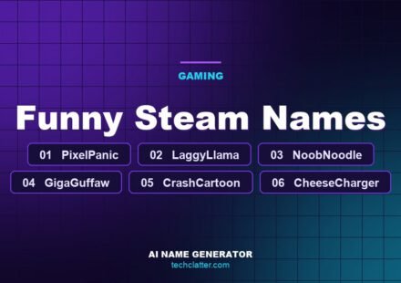 Funny Steam Names: PixelPanic, LaggyLlama, NoobNoodle and more name ideas