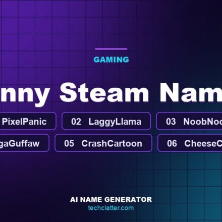 Funny Steam Names: PixelPanic, LaggyLlama, NoobNoodle and more name ideas