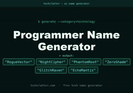 Programmer Name Generator: RogueVector, NightCipher, PhantomRoot and more name ideas