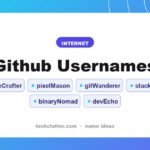 Github Usernames: codeCrafter, pixelMason, gitWanderer and more name ideas