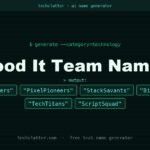 Good It Team Names: CodeCrafters, PixelPioneers, StackSavants and more name ideas