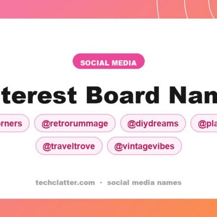 Pinterest Board Names: CozyCorners, RetroRummage, DIYDreams and more name ideas