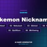 Pokemon Nicknames: Sparkleaf, Nebulash, Glintail and more name ideas