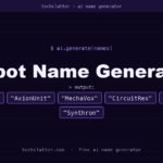 Robot Name Generator: Kappa-9, AxionUnit, MechaVox and more name ideas