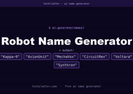 Robot Name Generator: Kappa-9, AxionUnit, MechaVox and more name ideas
