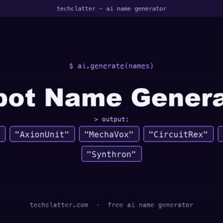 Robot Name Generator: Kappa-9, AxionUnit, MechaVox and more name ideas
