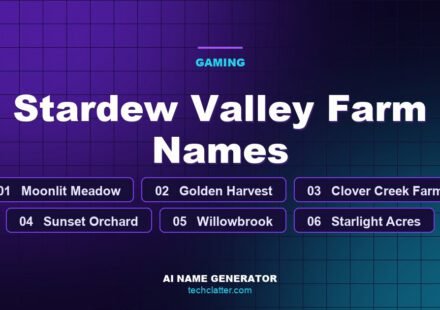 Stardew Valley Farm Names: Moonlit Meadow, Golden Harvest, Clover Creek Farm and more name ideas