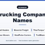 Trucking Company Names: IronTrail Haulers, Maverick Freight, TitanTorque Trucks and more name ideas