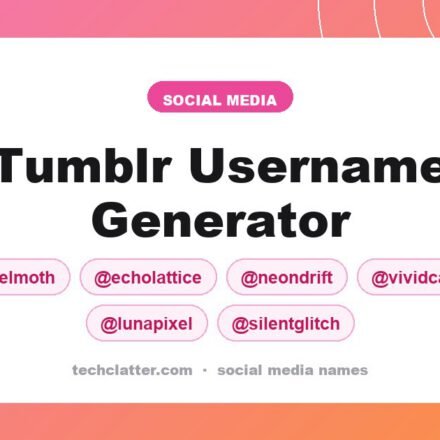 Tumblr Username Generator: PixelMoth, EchoLattice, NeonDrift and more name ideas