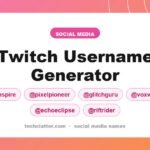 Twitch Username Generator: StreamSpire, PixelPioneer, GlitchGuru and more name ideas