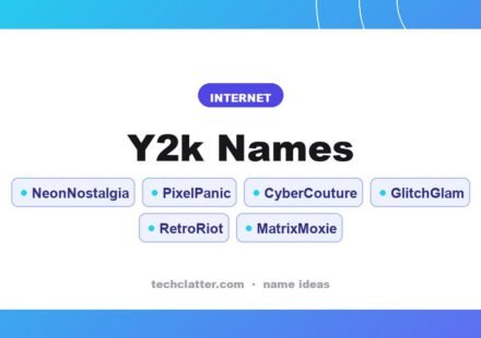 Y2k Names: NeonNostalgia, PixelPanic, CyberCouture and more name ideas