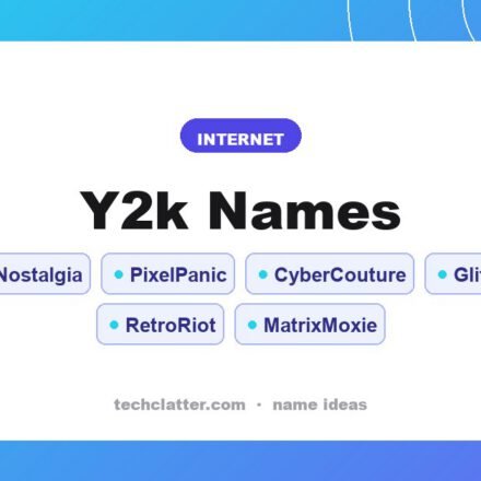 Y2k Names: NeonNostalgia, PixelPanic, CyberCouture and more name ideas